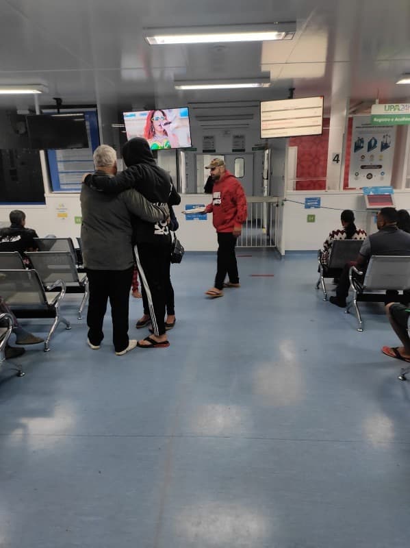 Visita em hospital